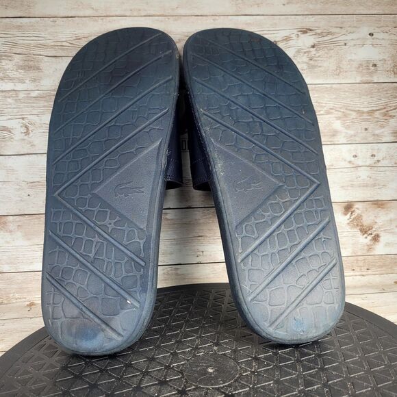 Lacoste Fraisier Men's Size 9 Blue Open Toe Sandals - Picture 9 of 11